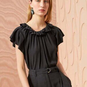 NWT Ulla Johnson Monika Top, Noir